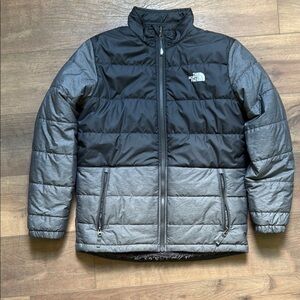 The North Face Black and Gray Insulated Jacket